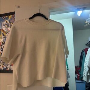 Abercrombie & Fitch Ivory Knit Top